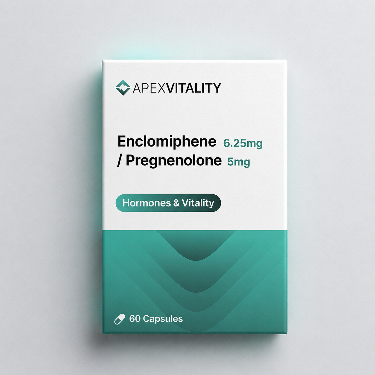 Enclomiphene/ Pregnenolone – 60 capsules - 6.25/5mg