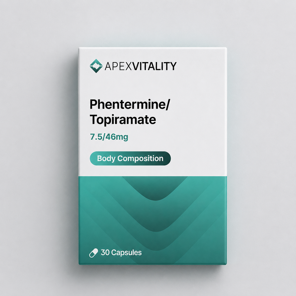 Phentermine/ Topiramate 30 caps - 7.5/46mg