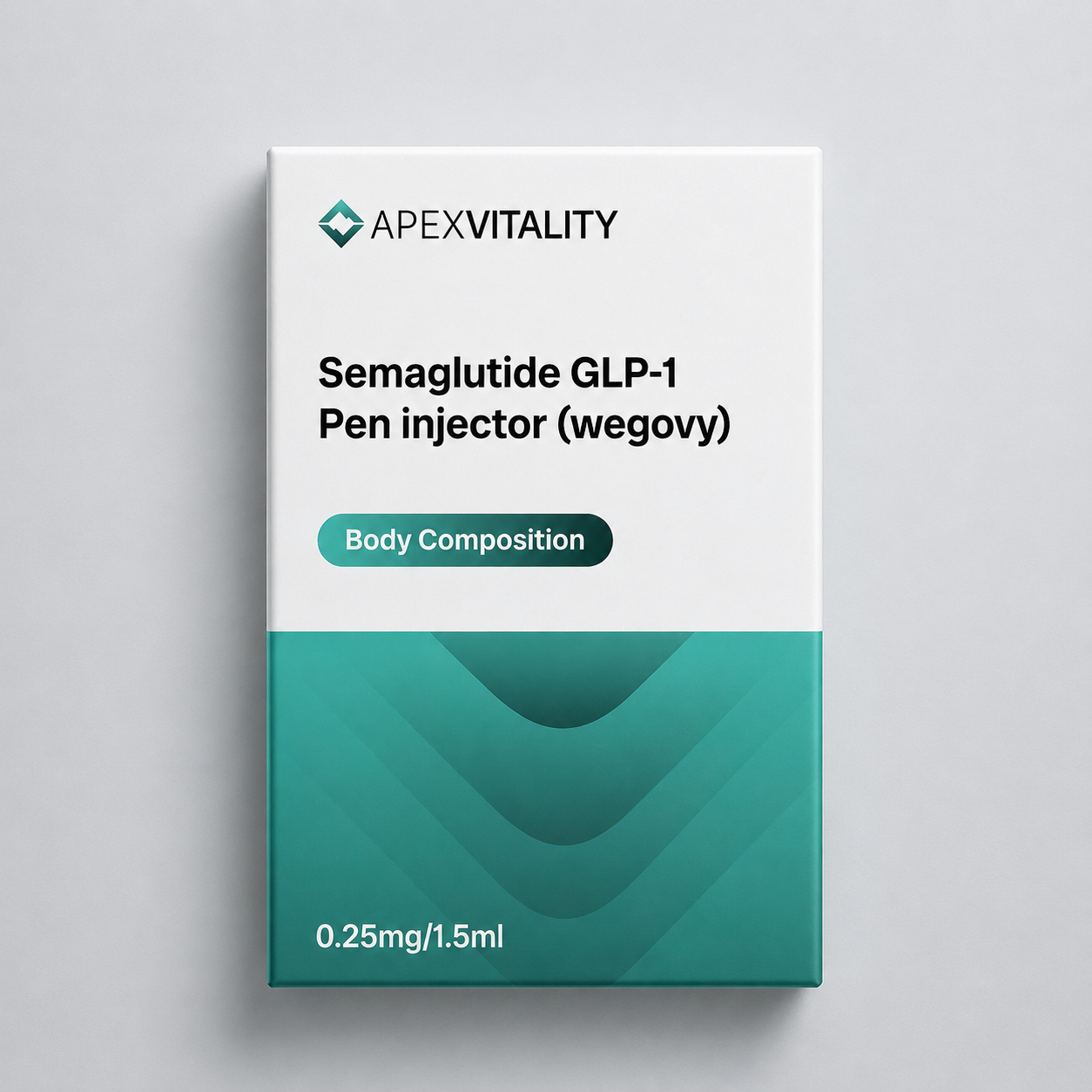 Semaglutide GLP-1 Pen injector (wegovy) - 0.25mg/1.5ml