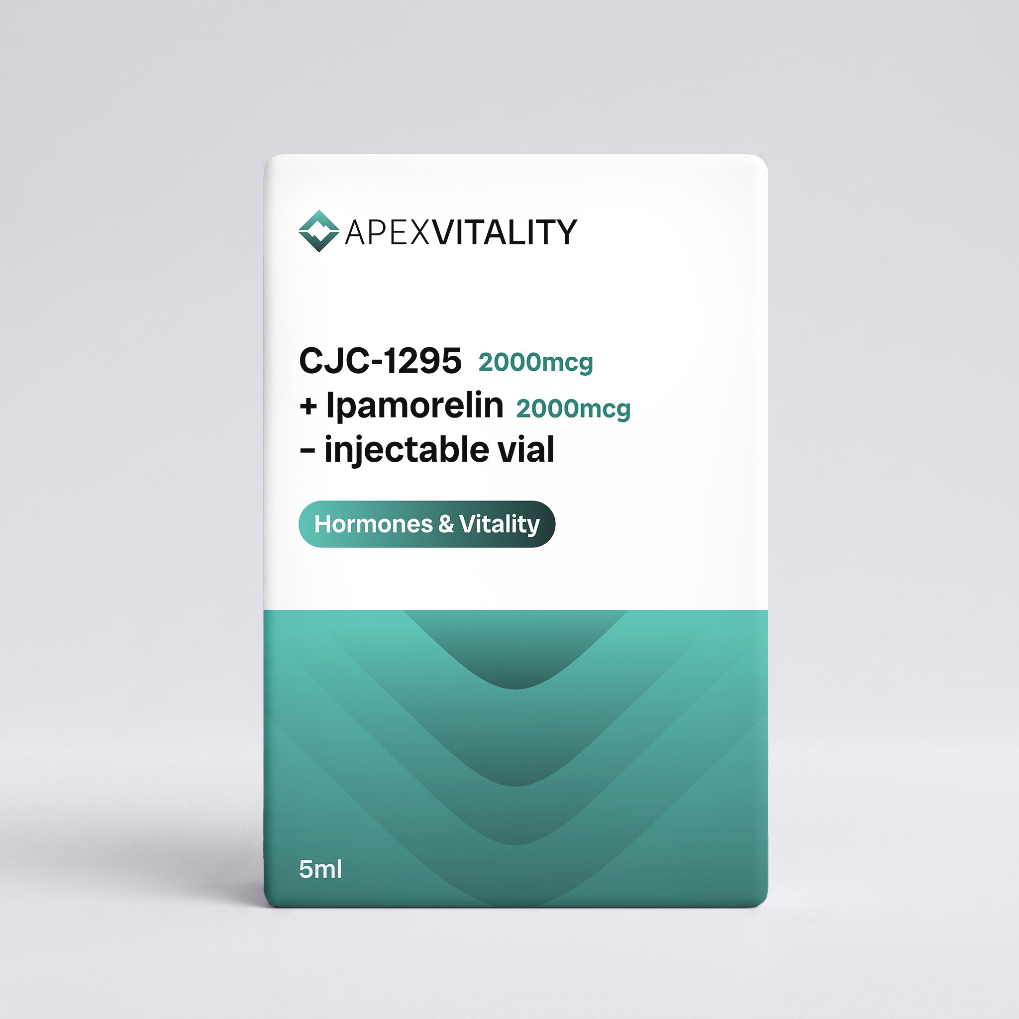 CJC-1295 2000mcg + Ipamorelin 2000mcg – injectable vial, 5ml